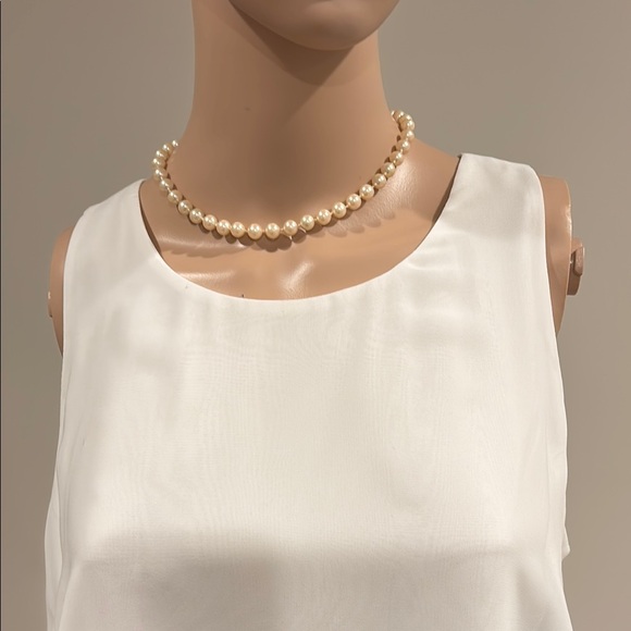 Alfani Black and White Layered Blouse - Picture 2 of 7